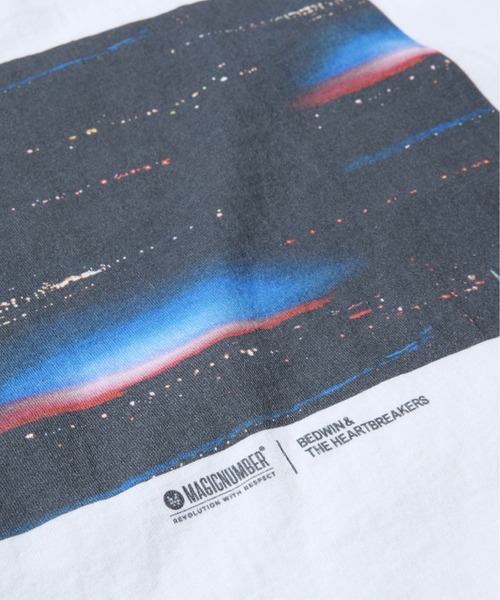 「MAGIC NUMBER」 長袖Tシャツ LARGE ホワイト メンズ_画像6