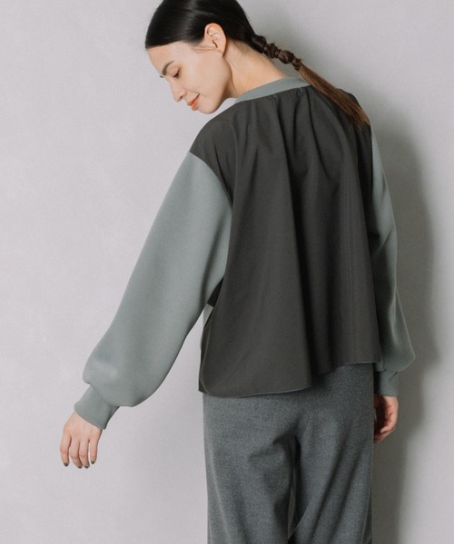 「MARECHAL TERRE」 長袖カットソー MEDIUM ブラック レディース_画像3