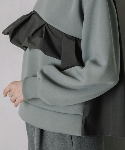 「MARECHAL TERRE」 長袖カットソー MEDIUM ブラック レディース_画像8