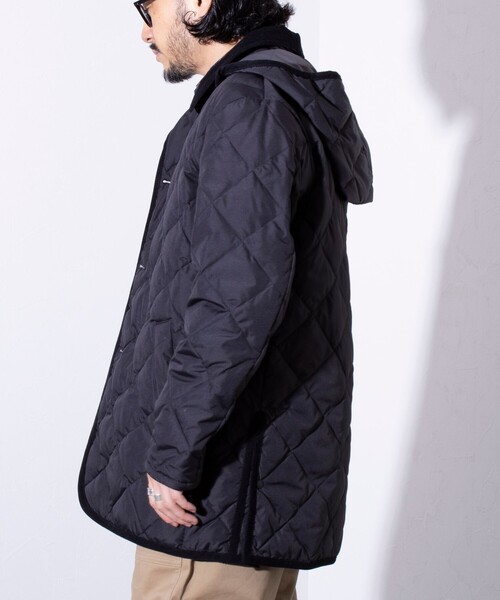 TAION ブラック TAION/タイオン】V NECK INNER DOWN VEST/インナーダウン｜メンズ