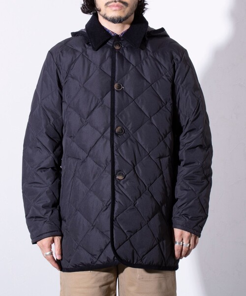 TAION ブラック ダウンジャケット Sサイズ TAION（タイオン） ダウンジャケット X-LARGE ブラック メンズ