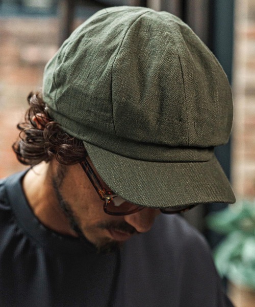 CAMBIO（カンビオ） 帽子 キャスケット mko13335- Cotton Linen