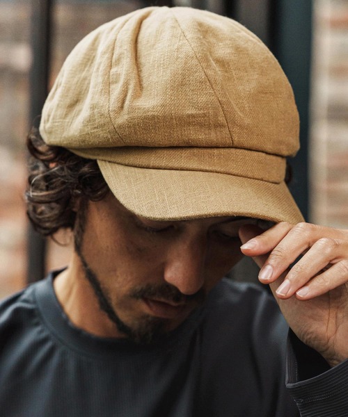 CAMBIO（カンビオ） 帽子 キャスケット mko13335- Cotton Linen