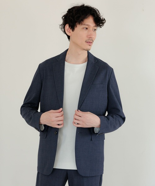 GLOBAL WORK」 テーラードジャケット MEDIUM ブルー系その他7 メンズ 