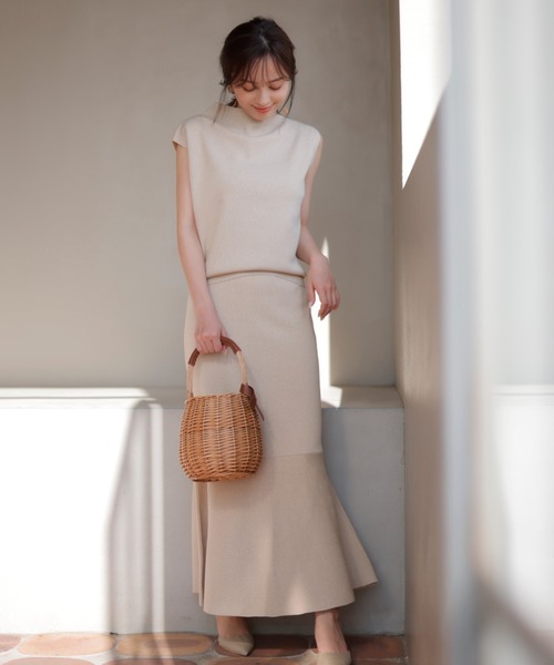 「anuans」 セットアップ FREE ベージュ レディース_画像4