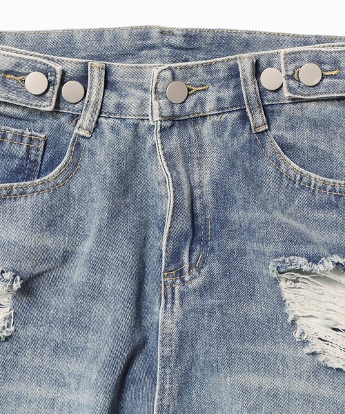 「Theater code」 デニムパンツ M ブルー レディース_画像6