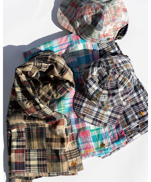 BEAMS+（ビームスプラス） シャツ B.D. Classic-fit Patchwork Madras