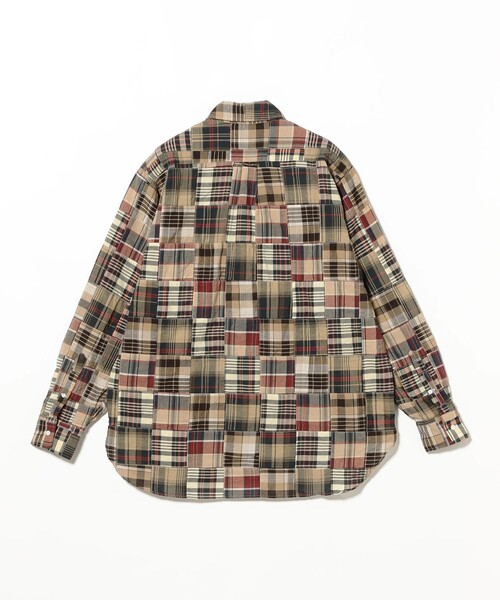 BEAMS+（ビームスプラス） シャツ B.D. Classic-fit Patchwork Madras