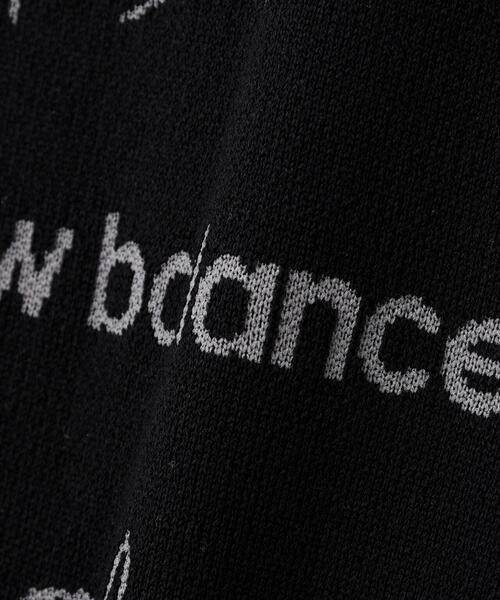 【ニューバランスゴルフ】ストレッチ ロゴ総柄 クルーネックニットセーター カーキ ニューバランスゴルフ】ストレッチ ロゴ総柄 クルーネックニット