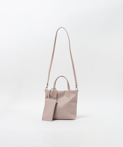 A DAY IN THE LIFE トートバッグ レザーライク 2WAY ミニトート「A DAY