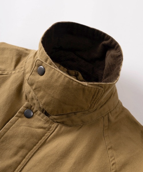 ブルゾン アウター 「71」襟コーデュロイ デニム ツイル ハンティング