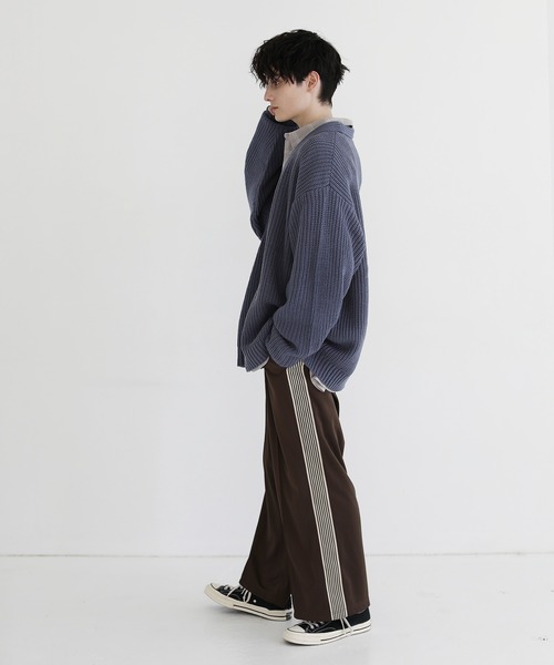 「ASTRONOMY」 「MSG」ニットカーディガン X-LARGE グリーン メンズ_画像2