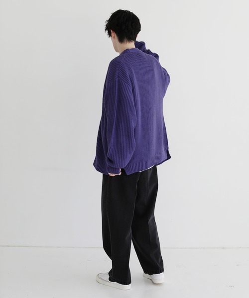 「ASTRONOMY」 「MSG」ニットカーディガン X-LARGE グリーン メンズ_画像8