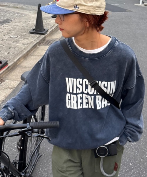 [CIAOPANIC TYPY] тренировочный cut and sewn MEDIUM голубой женский 