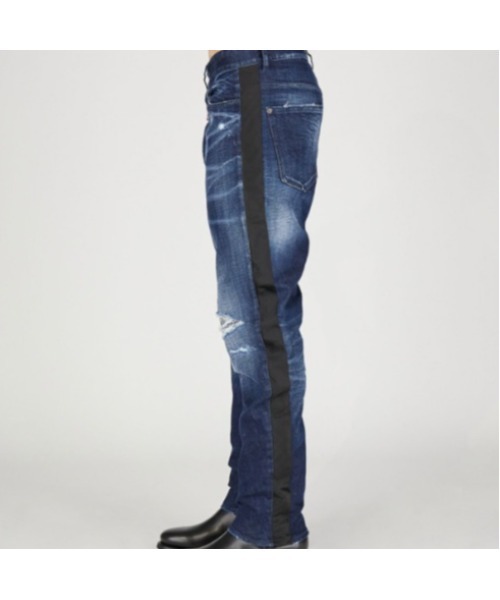 ジーンズ London Brothers Jean Dark Ripped Wash/0251 メンズ レディースの画像