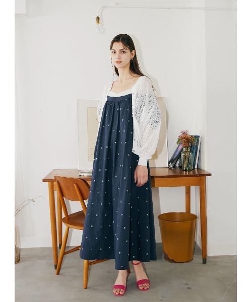 「COEL」 ニットカーディガン FREE ブラック レディース_画像6