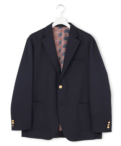 [希少]J.PRESS × BLUE BLUE テーラード ジャケット背抜き J.PRESS YORK STREET ジャケット テーラードジャケット 「UNISEX
