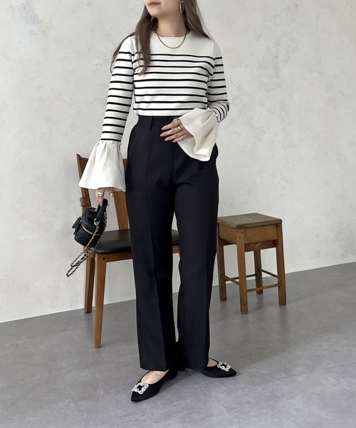 「prose verse」 スラックス - ブラック レディース_画像5