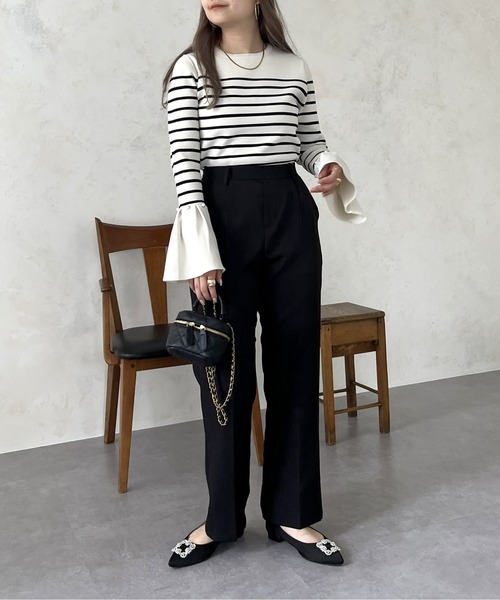 「prose verse」 スラックス - ブラック レディース_画像6