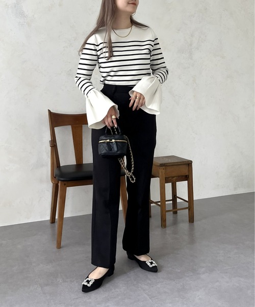 「prose verse」 スラックス - ブラック レディース_画像7