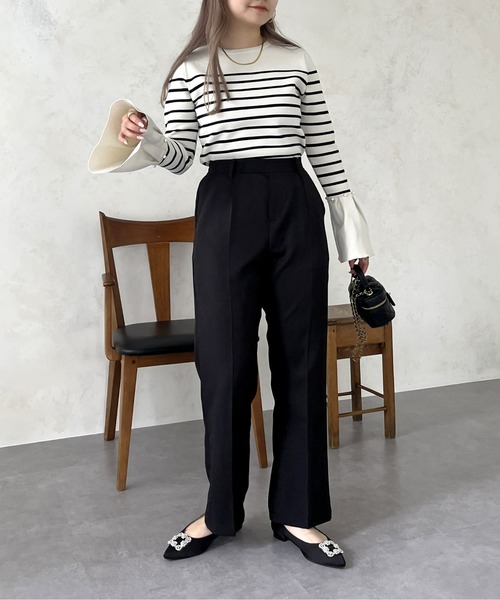 「prose verse」 スラックス - ブラック レディース_画像8