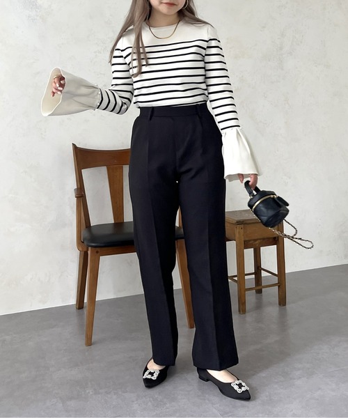 「prose verse」 スラックス - ブラック レディース_画像9