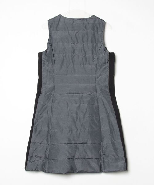 「RANAN」 ダウンベスト M 杢グレー レディース_画像2