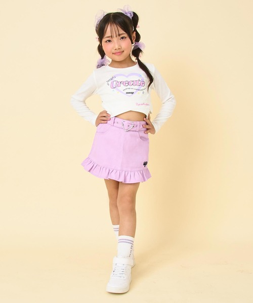 ANAP kids（アナップキッズ） tシャツ クロスデザイントップス キッズ