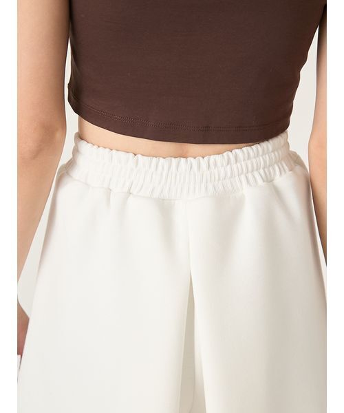 andmary ショートパンツ白　【期間限定価格】 FRAY I.D（フレイ・アイディー） パンツ センタータックボックス