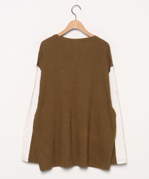 「NATAL DESIGN」 長袖カットソー MEDIUM ブラウン レディース_画像2