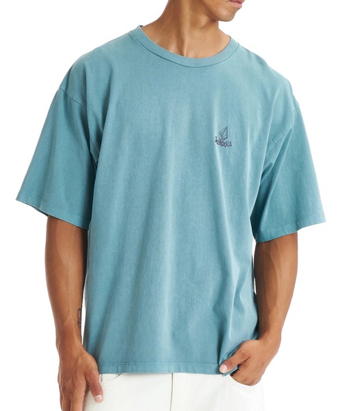 Volcom 青 Tシャツ コットン　ビンテージ　L VOLCOM（ボルコム） tシャツ メンズ 半袖 Tシャツ VST261009 メンズ