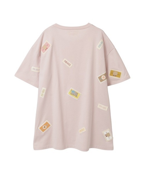 PINK HOUSE(ピンクハウス) チュニック Pロゴ&ネームワッペン使い PINK HOUSE(ピンクハウス) チュニック Pロゴ&ネームワッペン使い