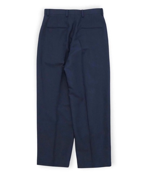 スラックス 「ATON」 TWIST WOOL LINEN STANDARD PANTS メンズ レディースの画像