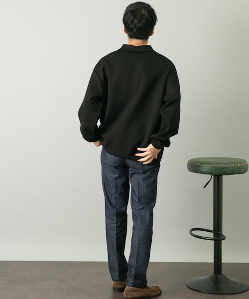 「URBAN RESEARCH ROSSO MEN」 長袖Tシャツ LARGE ネイビー メンズ_画像4