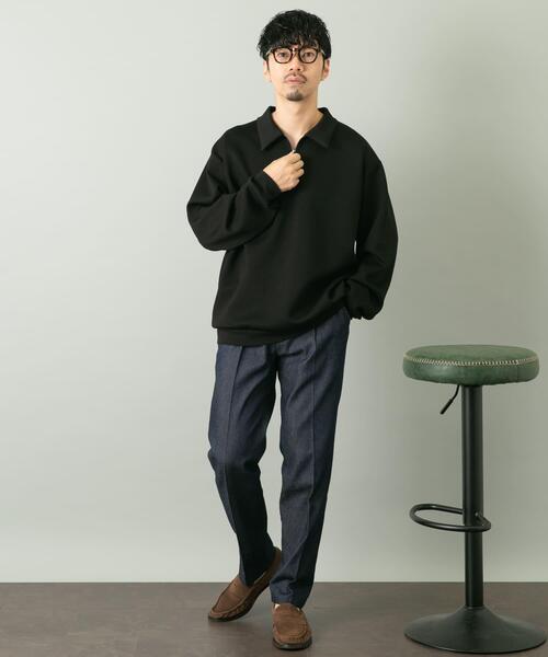 「URBAN RESEARCH ROSSO MEN」 長袖Tシャツ LARGE ネイビー メンズ_画像6