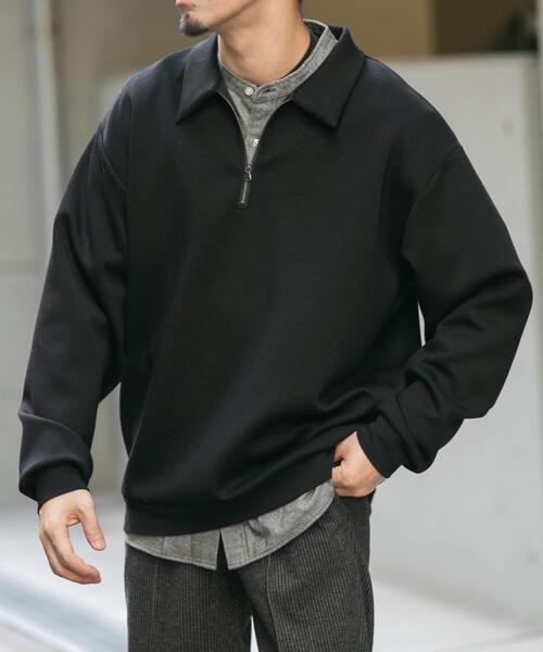 「URBAN RESEARCH ROSSO MEN」 長袖Tシャツ LARGE ネイビー メンズ_画像7