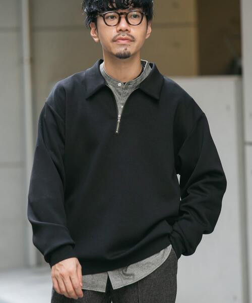 「URBAN RESEARCH ROSSO MEN」 長袖Tシャツ LARGE ネイビー メンズ_画像8