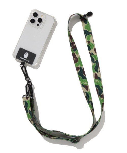 A BATHING APE（アベイシングエイプ） ABC CAMO SMARTPHONE SHOULDER