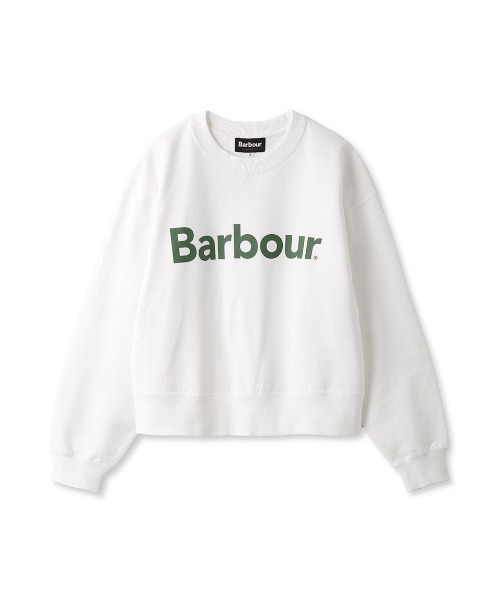 「Barbour」 スウェットカットソー MEDIUM アイボリー レディース