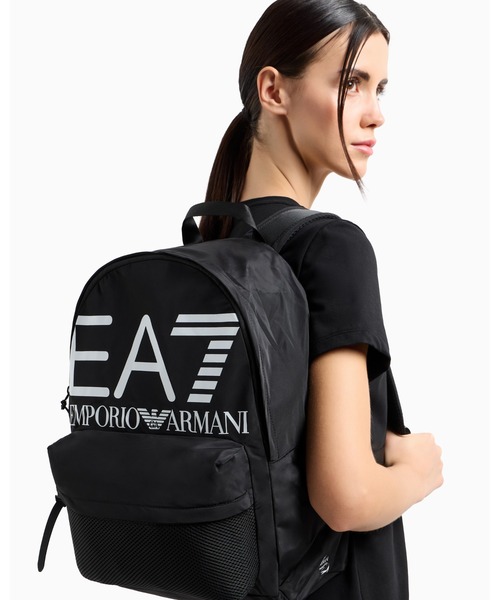 EA7 「EMPORIO ARMANI EA7」 リュック FREE ブラック メンズ 