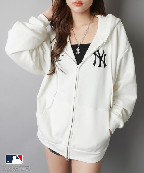 MLB パーカー 「MLB/メジャーリーグベースボール」別注オーバーサイズ
