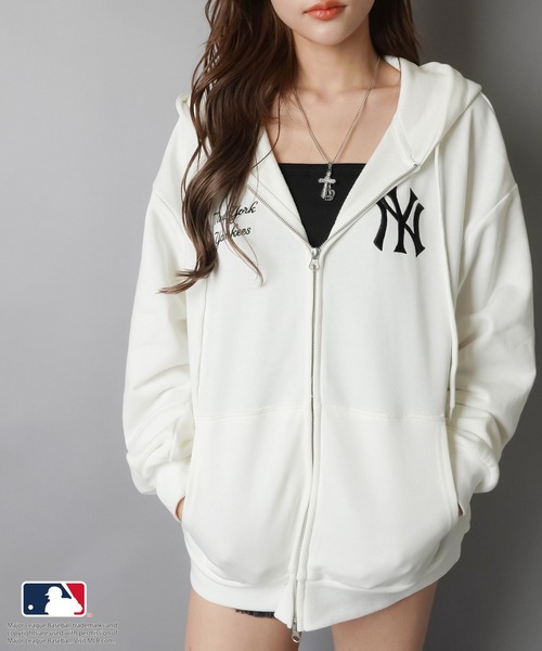 MLB パーカー 「MLB/メジャーリーグベースボール」別注オーバーサイズ