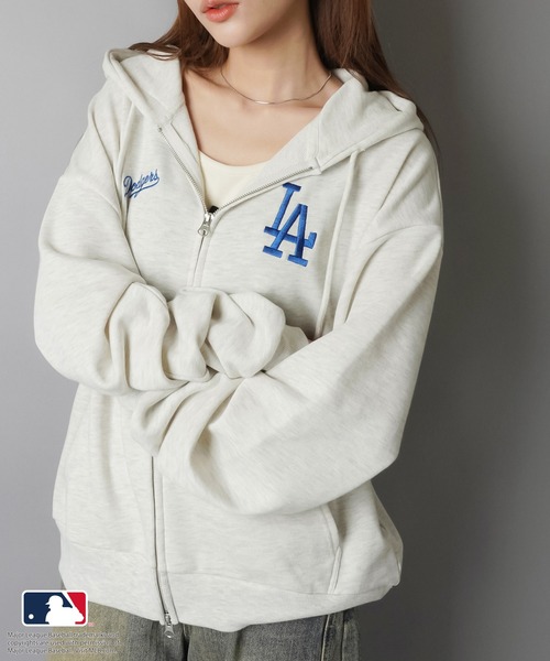 MLB パーカー 「MLB/メジャーリーグベースボール」別注オーバーサイズ 