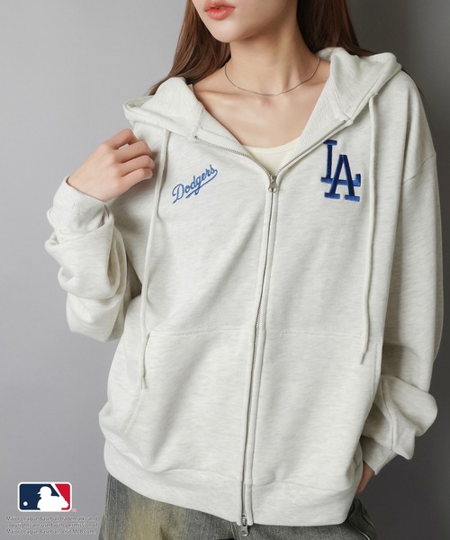 MLB パーカー 「MLB/メジャーリーグベースボール」別注オーバーサイズ