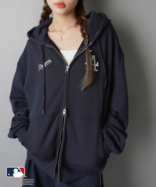 MLB パーカー 「MLB/メジャーリーグベースボール」別注オーバーサイズ
