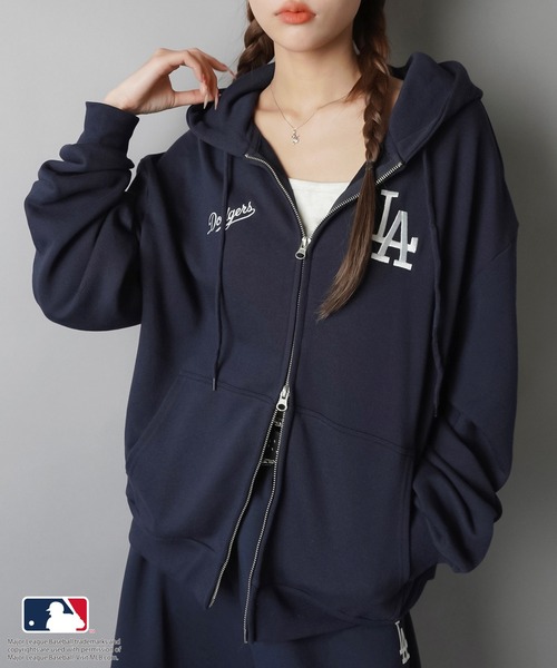 MLB パーカー 「MLB/メジャーリーグベースボール」別注オーバーサイズ