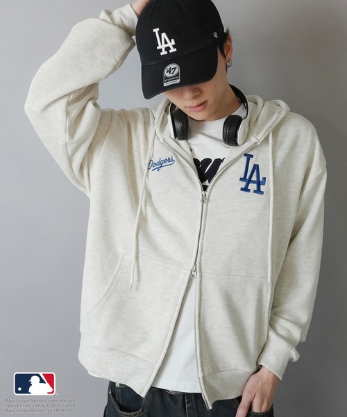 MLB パーカー 「MLB/メジャーリーグベースボール」別注オーバーサイズ