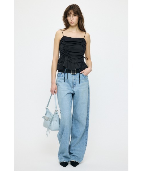 MOUSSY（マウジー） ワイドパンツ ジーンズ デニム デニムパンツ LOW