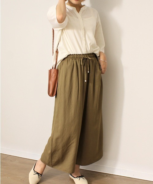 「MB mint breeze」 パンツ LL カーキ レディース_画像5