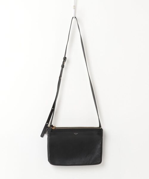 CELINE（セリーヌ） トリオ スモール ショルダーバッグ - ブラック